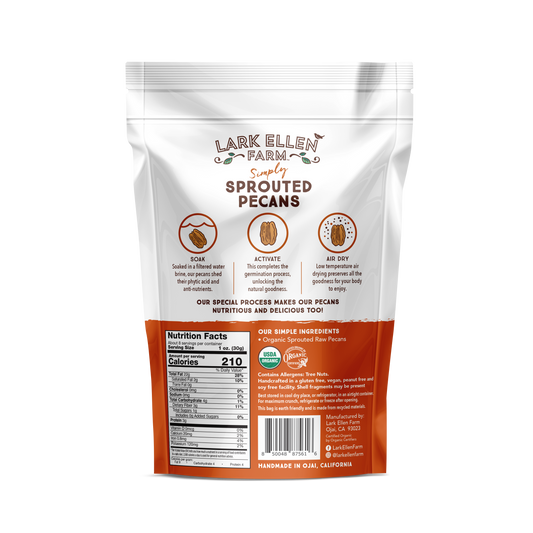 Pecans, Sprouted Organic