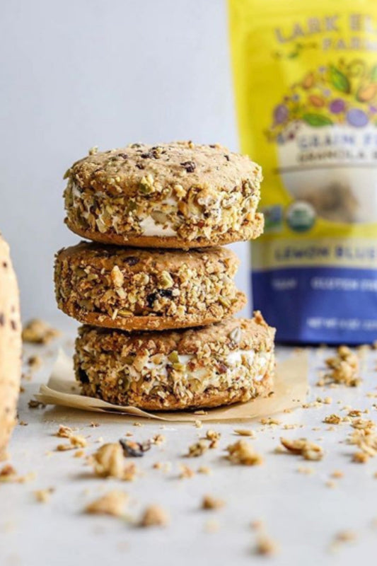 Lemon Blueberry Sprouted Granola