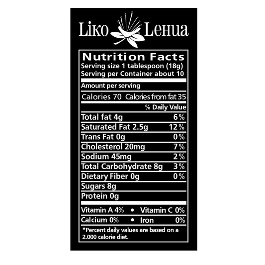 Liko Lehua Hawaiian Vanilla Butter