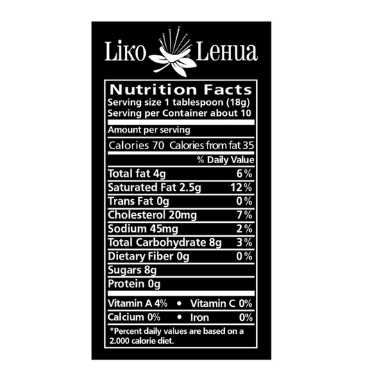 Liko Lehua Tahitian Lime Butter