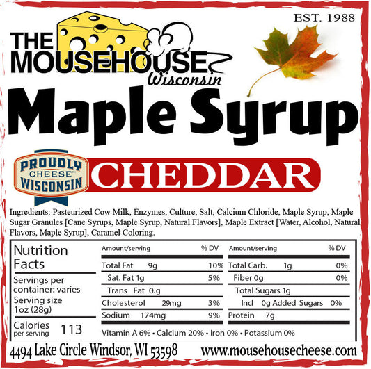Maple Syrup Cheddar