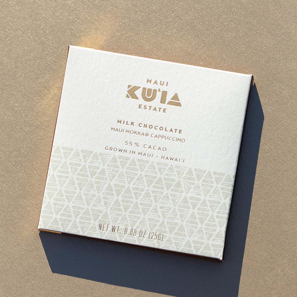 Maui Ku'ia Estate® Maui Mokka® Cappuccino Chocolate Bar