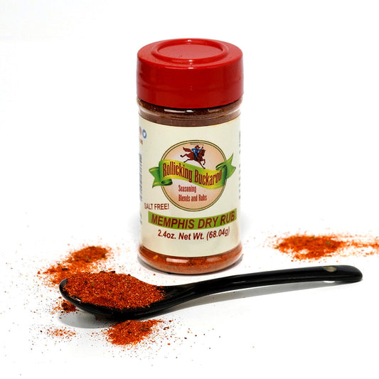 Memphis Dry Rub (Salt-Free and Hot) Seasoning Blend