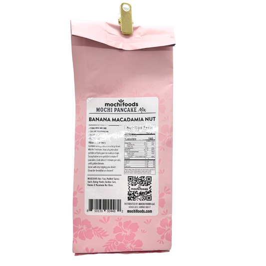 Mochi Foods - Banana Macadamia Nut Mochi Pancake Mix