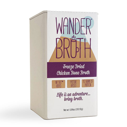 No Salt Added Organic Pasture-Raised Chicken Bone Broth - Bulk