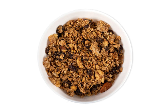 Almond Walnut Oatmeal Raisin Granola – Vegan, Low Sugar, 8oz