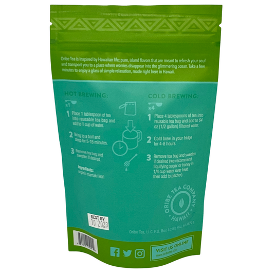 Oribe Tea Co. Organic Mamaki Loose Leaf Tea