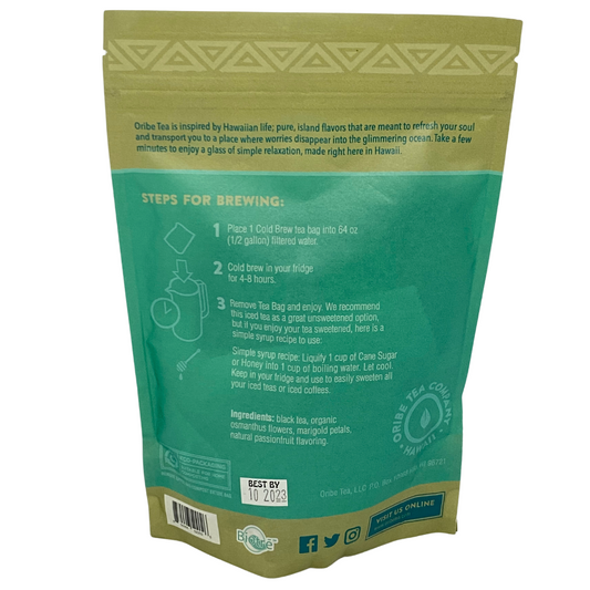 Oribe Tea Co. Passion Black Hawaiian Iced Tea