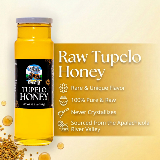 Tupelo Honey Glass Jar 12.5 oz