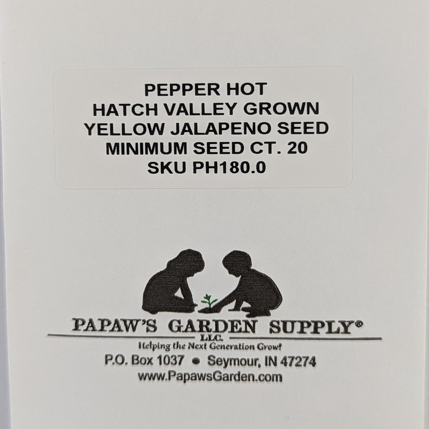 Hatch Valley Grown Yellow Jalapeno Hot Pepper Seeds