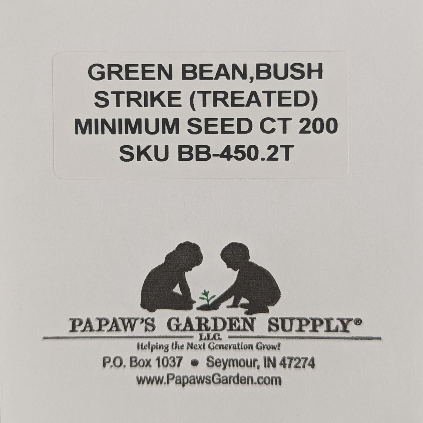 Strike Bush Green Bean Untreated and Treated Seeds
