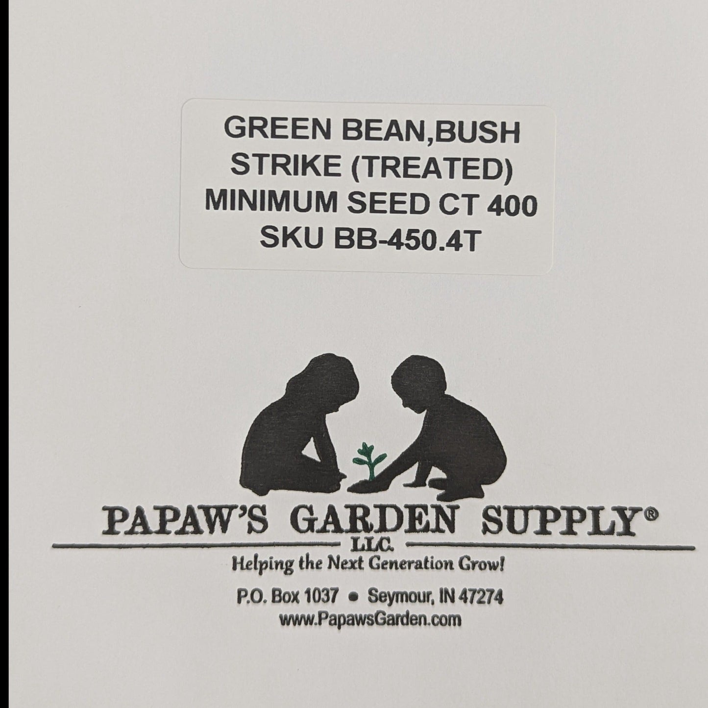 Strike Bush Green Bean Untreated and Treated Seeds