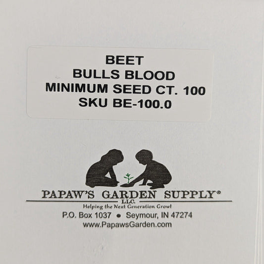 Bulls Blood Beet Root Seeds