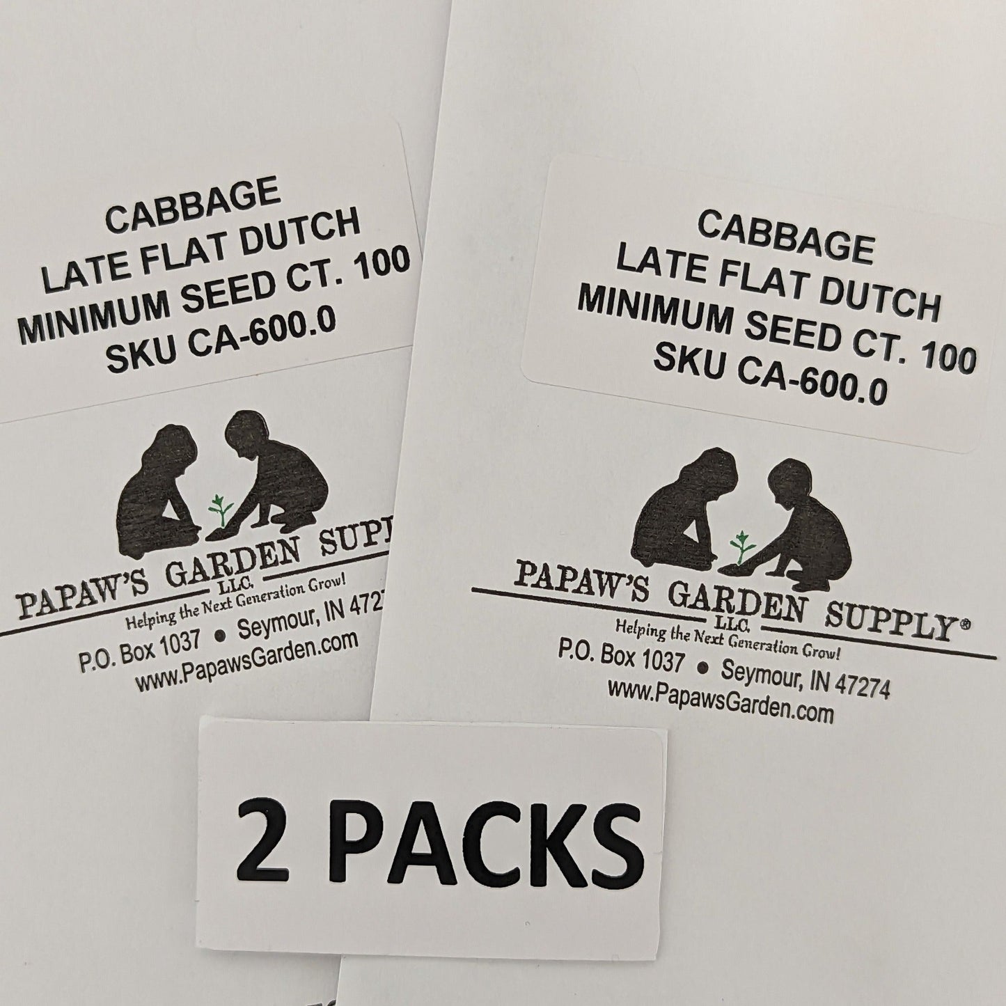 Late Flat Dutch Premium Heirloom Cabbage Seeds