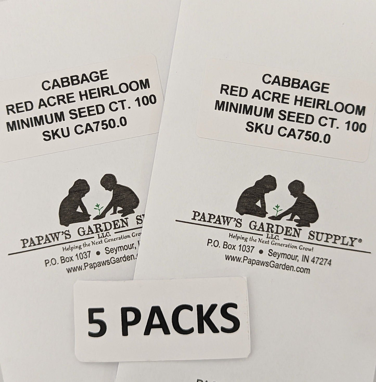 Red Acre Heirloom Cabbage Seeds