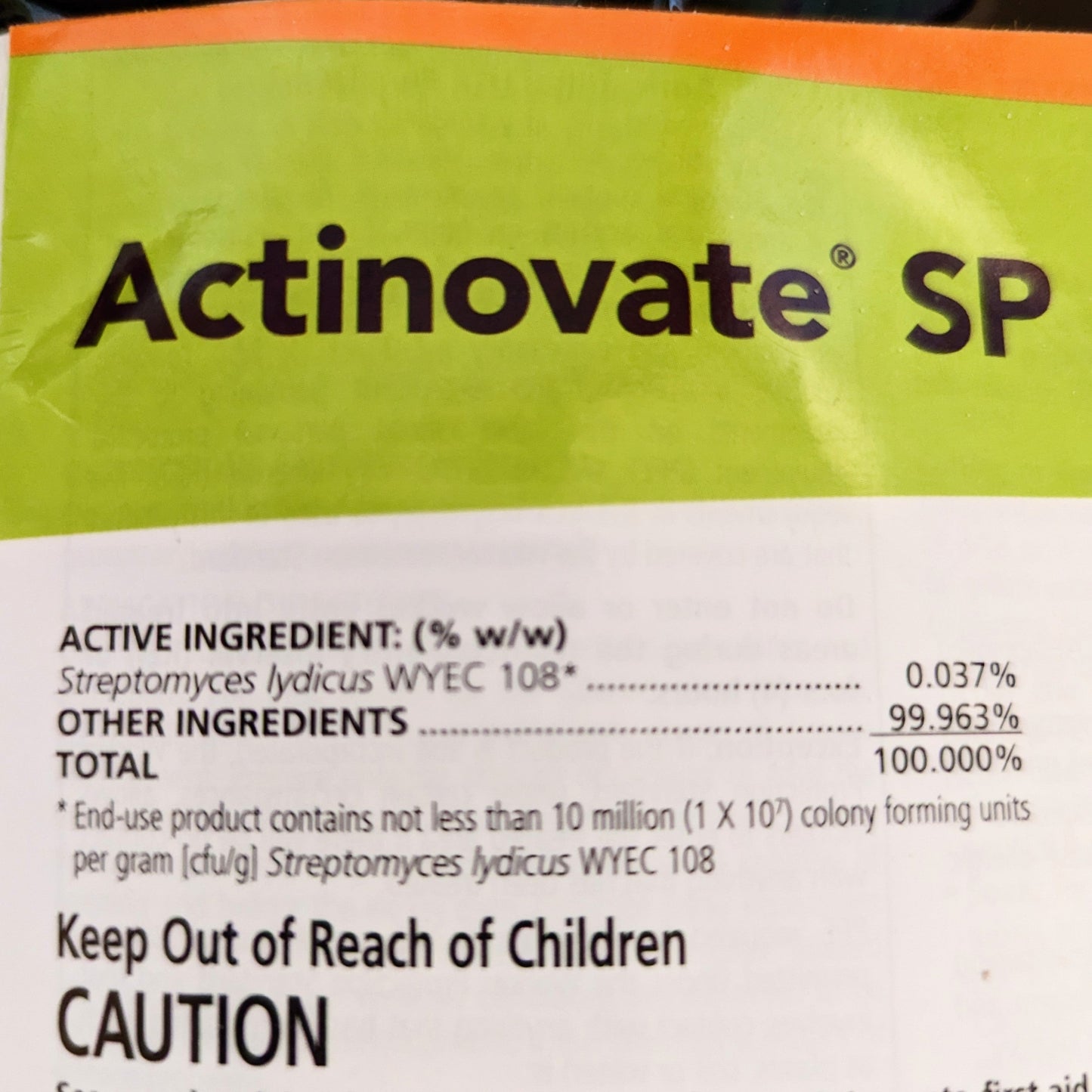 Actinovate SP Biological Fungicide 18 Ounce