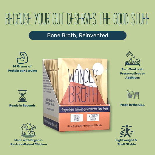 Organic Pasture-Raised Turmeric Ginger Chicken Bone Broth