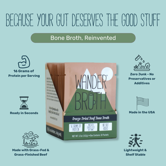 No Salt Added Grass-Fed Beef Bone Broth