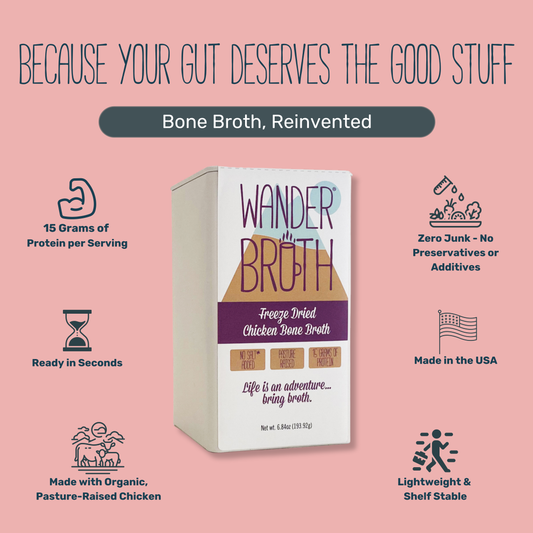 No Salt Added Organic Pasture-Raised Chicken Bone Broth - Bulk