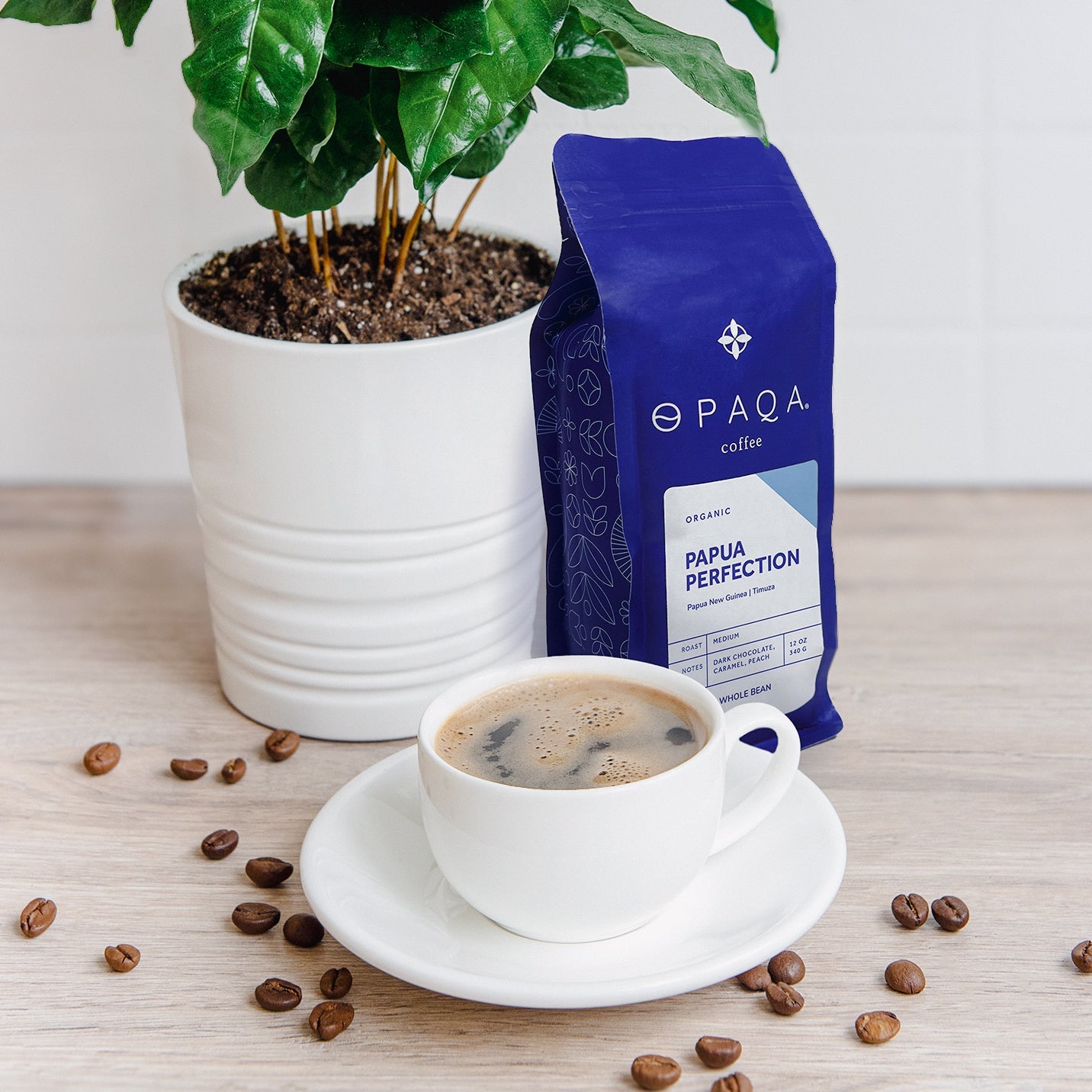 Papua New Guinea Organic Single-Origin Coffee, Opaqa Papua Perfection