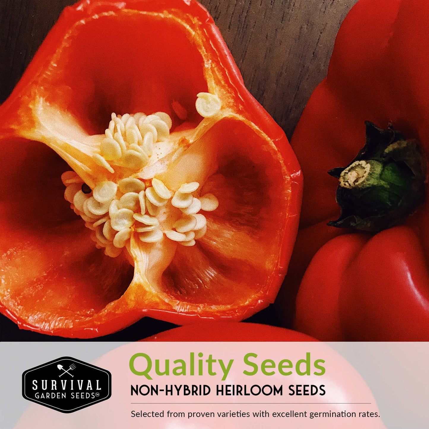8 Peppers Seed Collection - Sweet & Hot Peppers