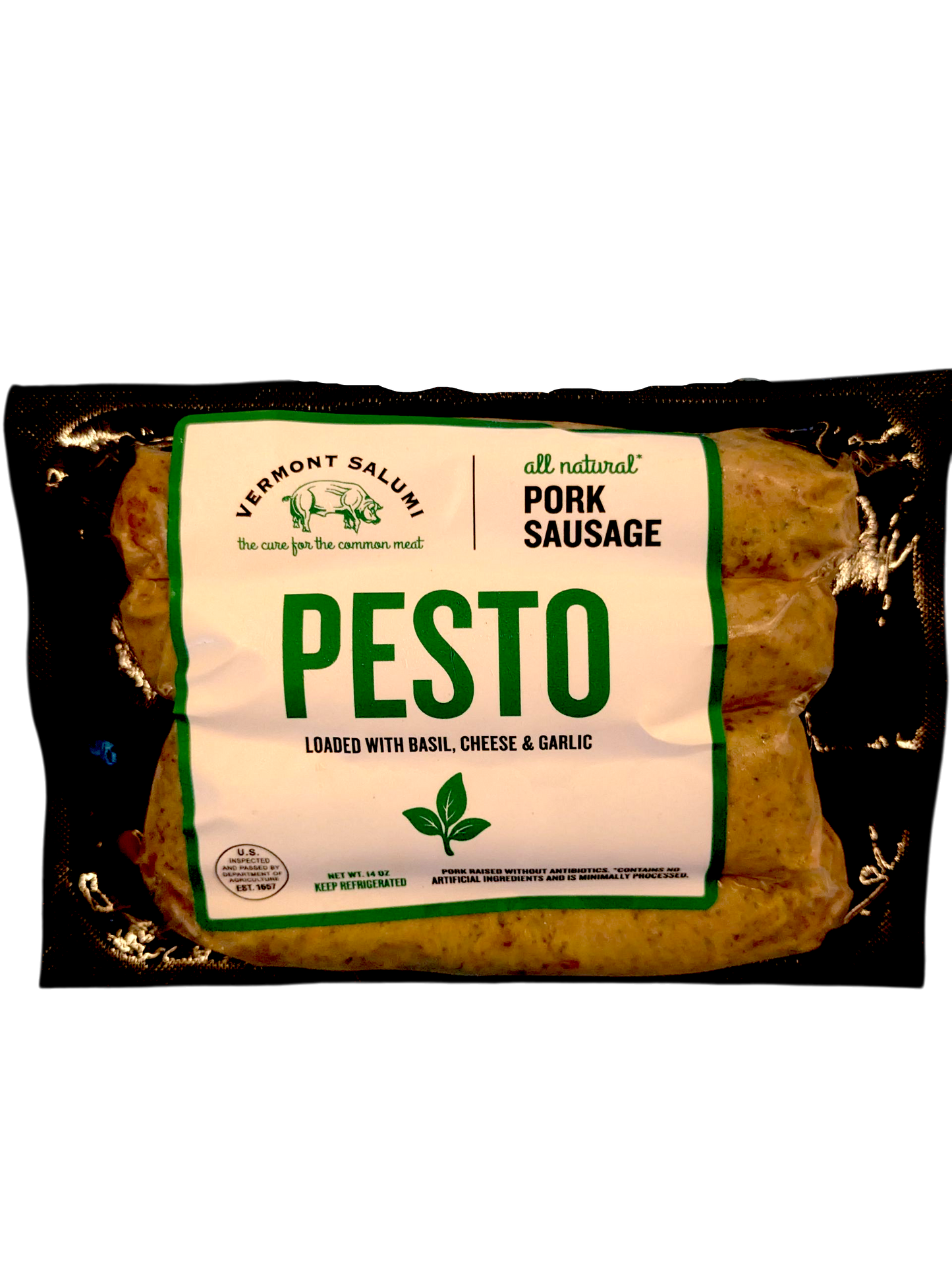 Pepperoni Pizza and Pesto Sausage