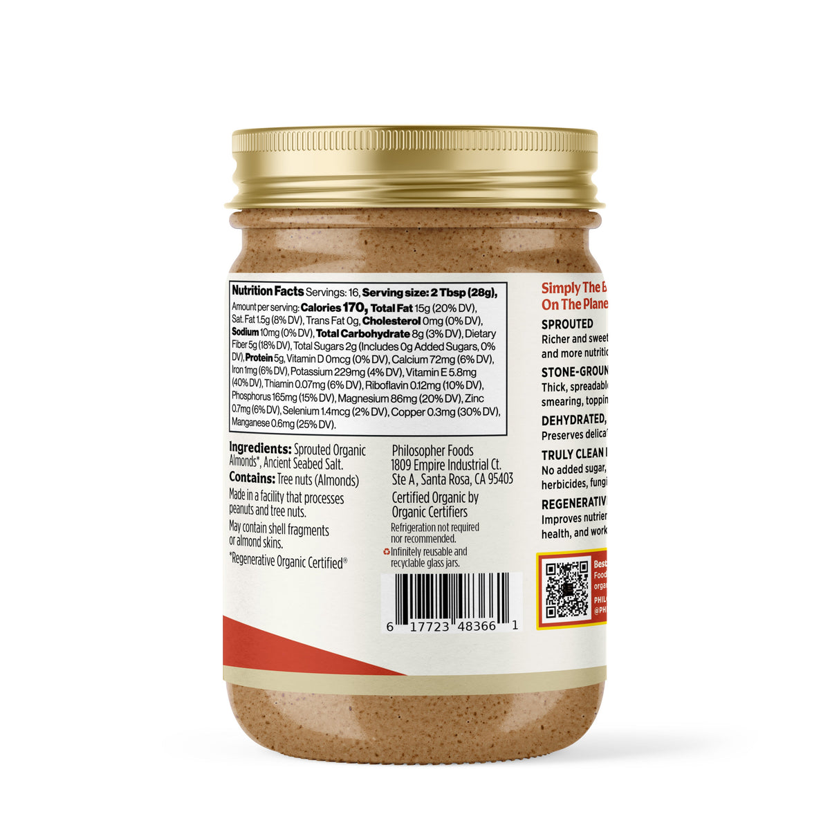 Super Crunchy Sprouted Almond Butter