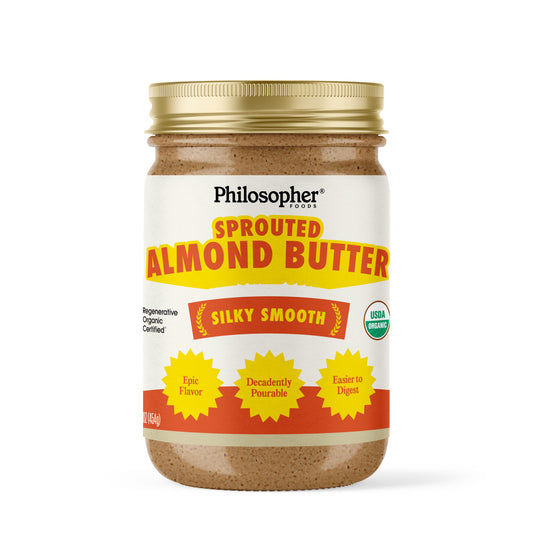 Silky Smooth Sprouted Almond Butter