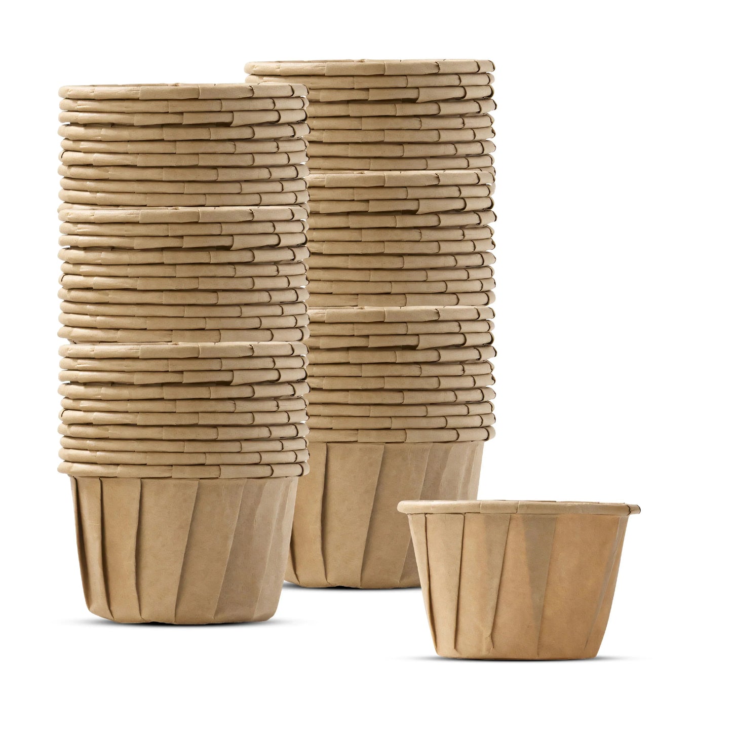 1 Oz Compostable Portion Cups (Pack of 500) Durable, FSC Certified