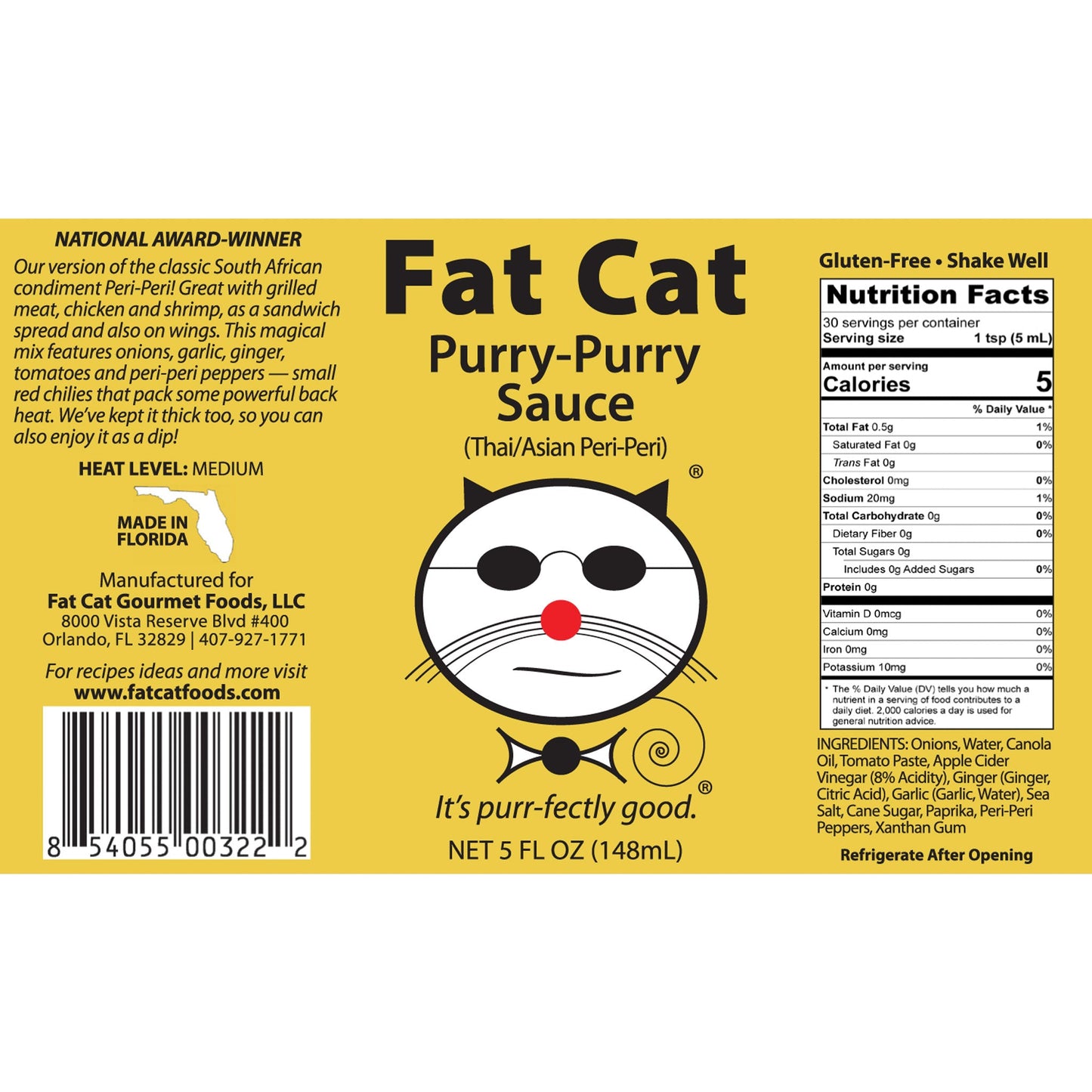 Purry-Purry Sauce (Thai/Asian-Inspired Peri Peri Style Sauce)