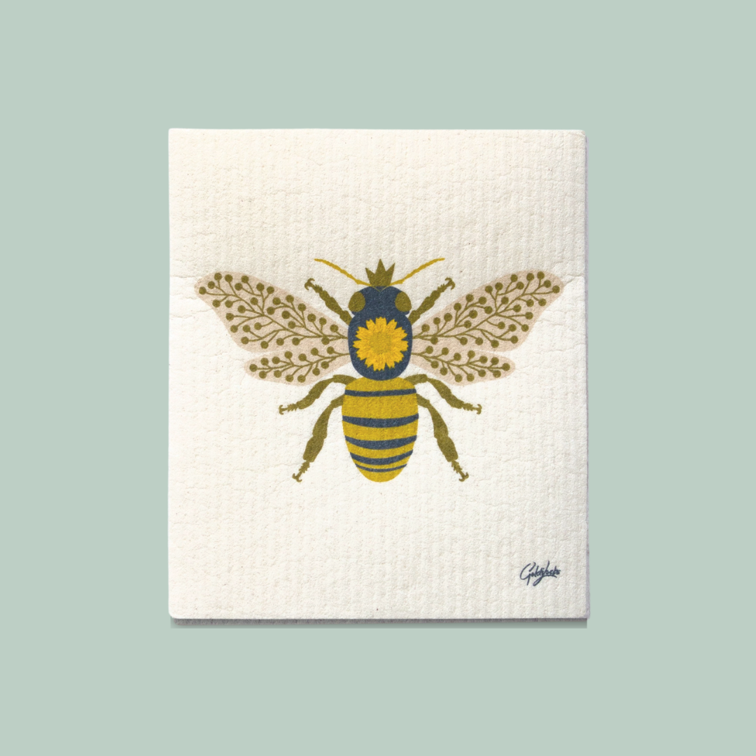 Swedish Dishcloth: Queen Bee by Goldilocks Goods