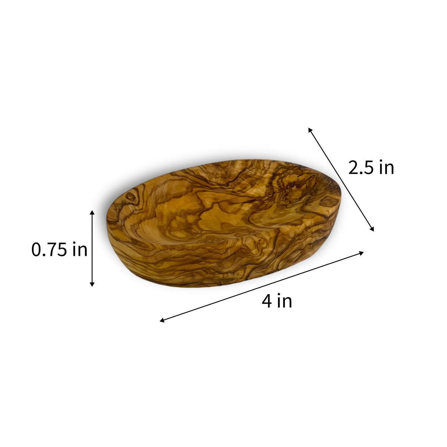 Olive Wood Ramekin (4in)