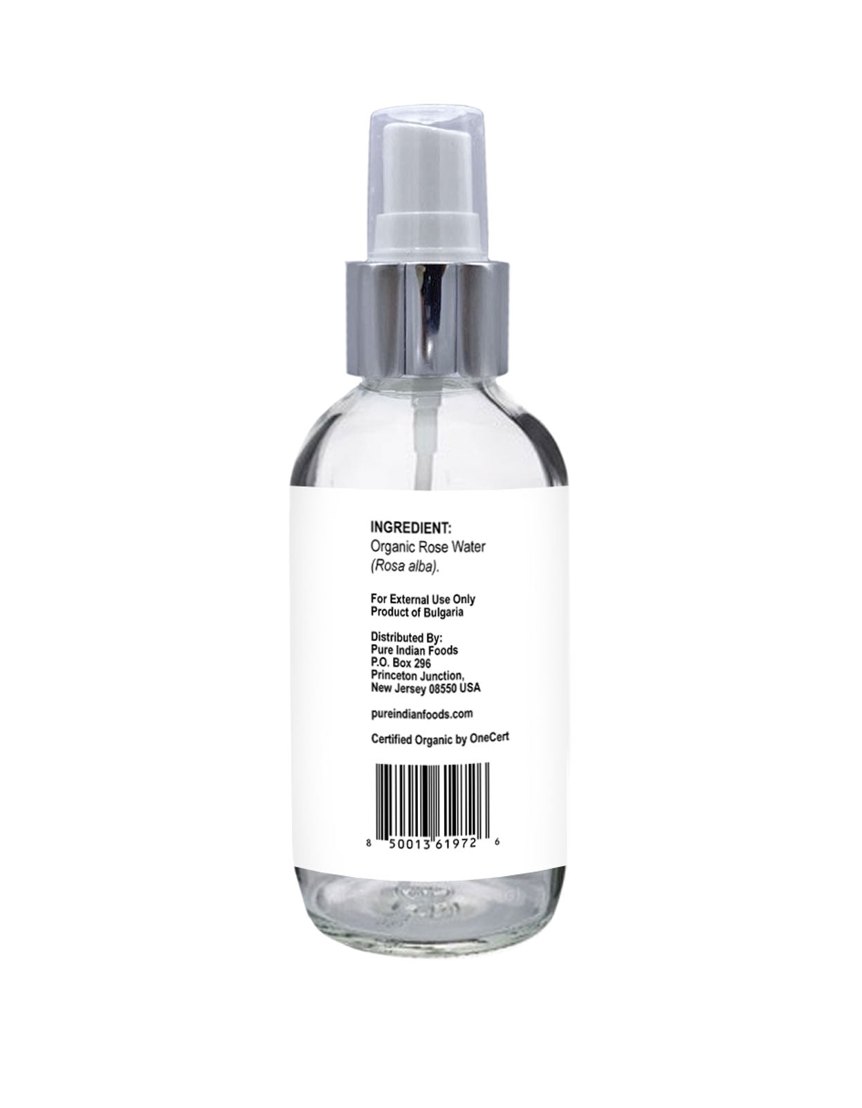 GHEEK™ Rose Water (Cosmetic), Certified Organic - 4 oz