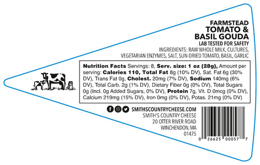Sun-Dried Tomato & Basil Gouda