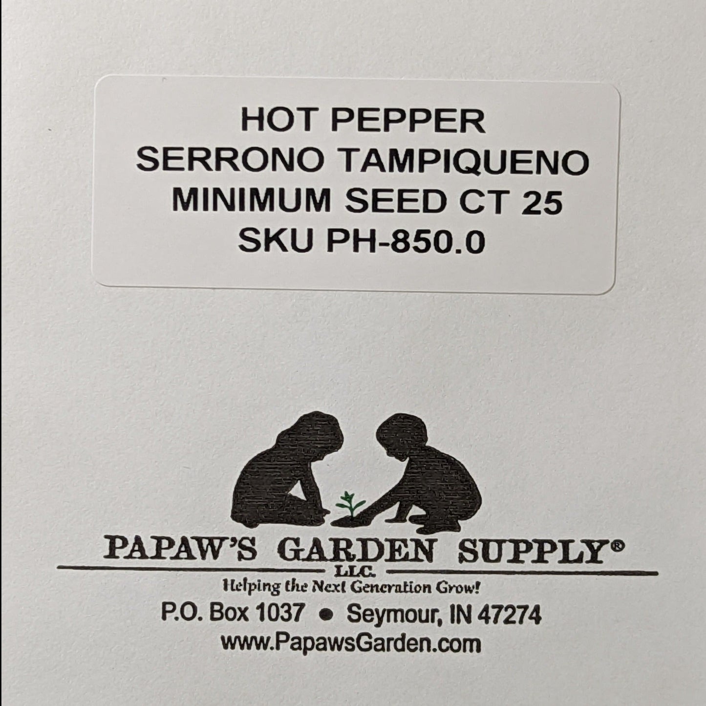 Serrono Tampiqueno Hot Pepper Seeds