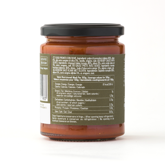 Sugo Pronto Olive Verdi (READY GREEN OLIVE SAUCE)