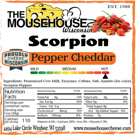 Scorpion Pepper Cheddar
