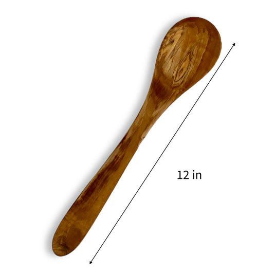 Olive Wood Serving Spoon (12 in)