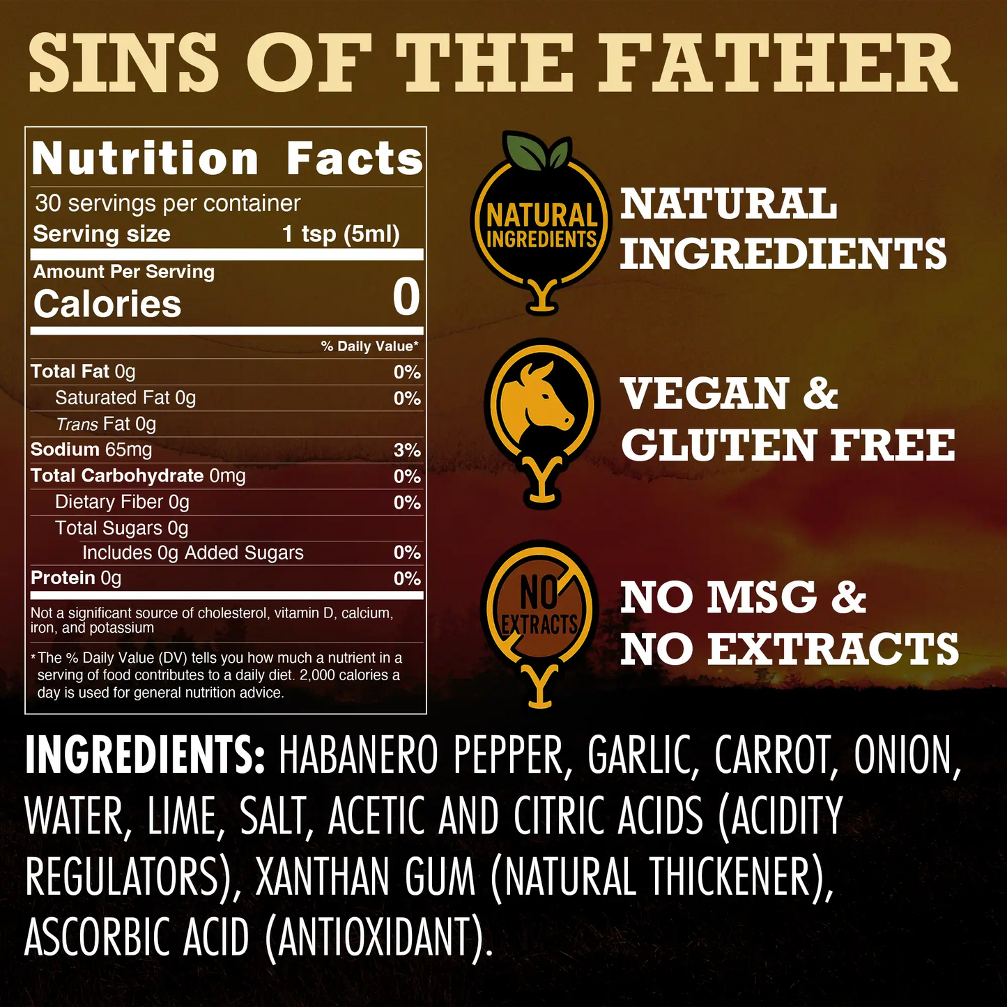 Sins of the Father (Garlic Habanero)