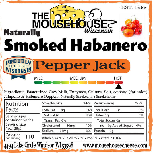 Smoked Habanero Pepper Jack