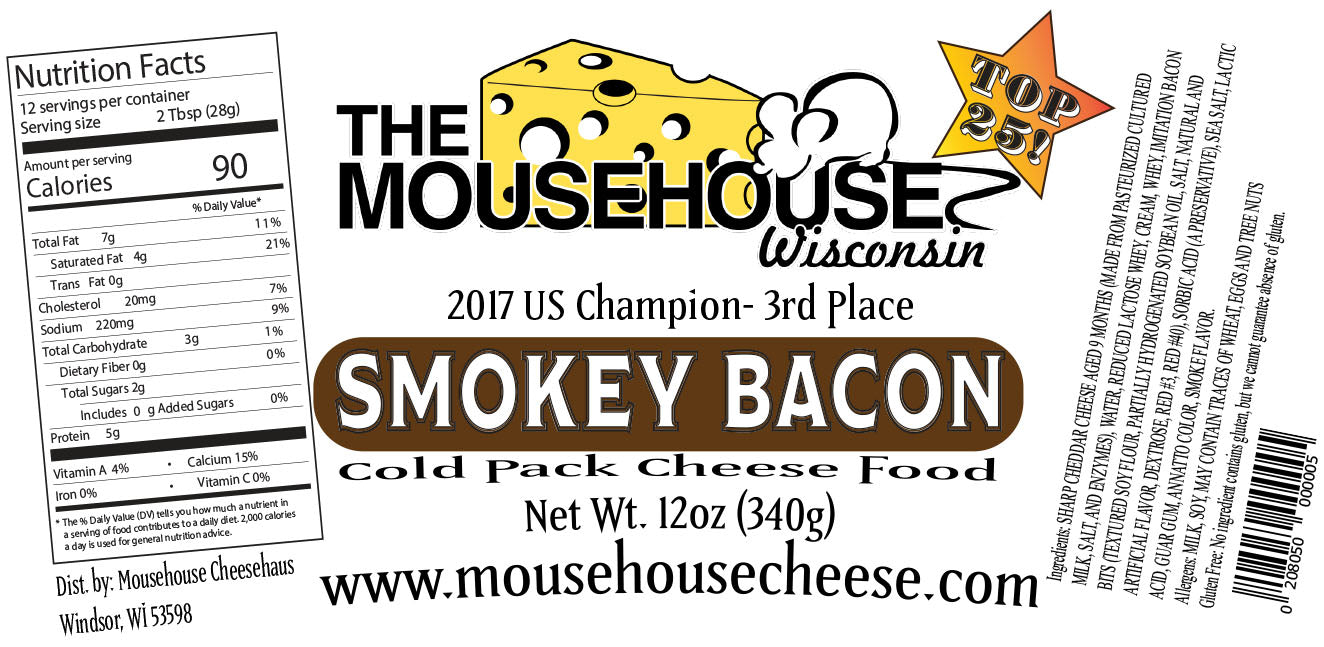 Smokey Bacon Cheddar Spread, 12 oz