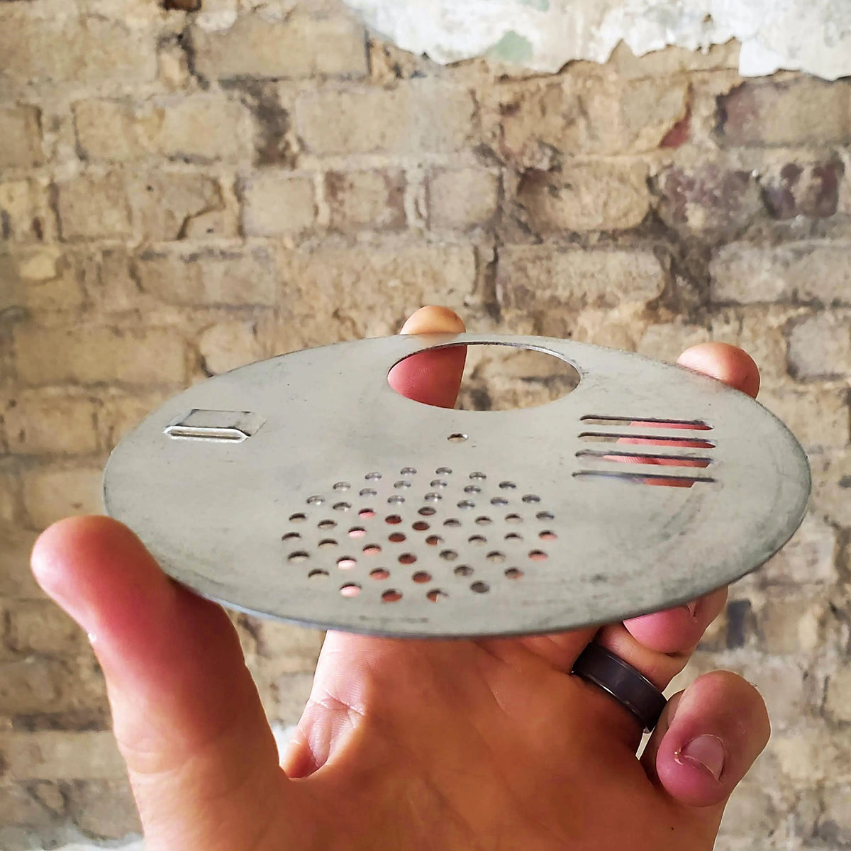 Steel, Large, Round Disc Entrance Reducer, image 3 of 3