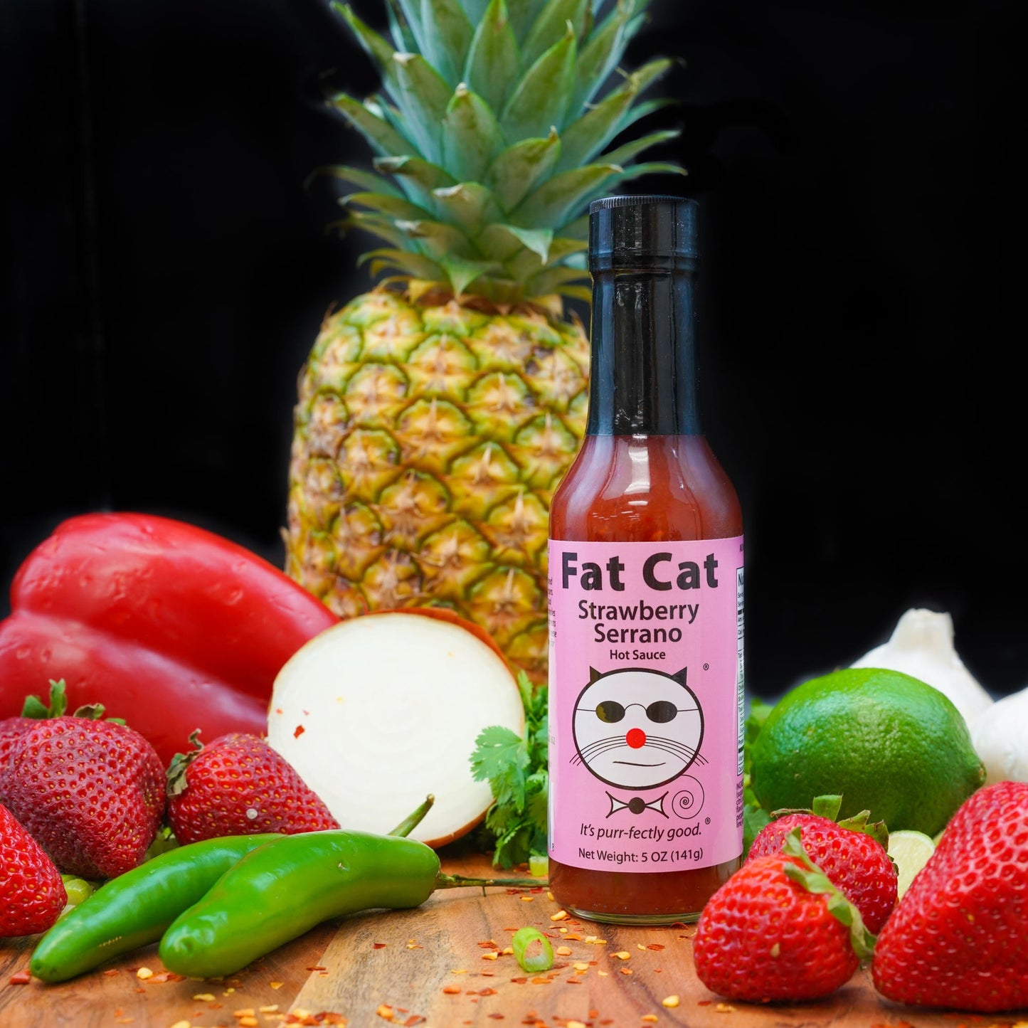 Strawberry Serrano Hot Sauce