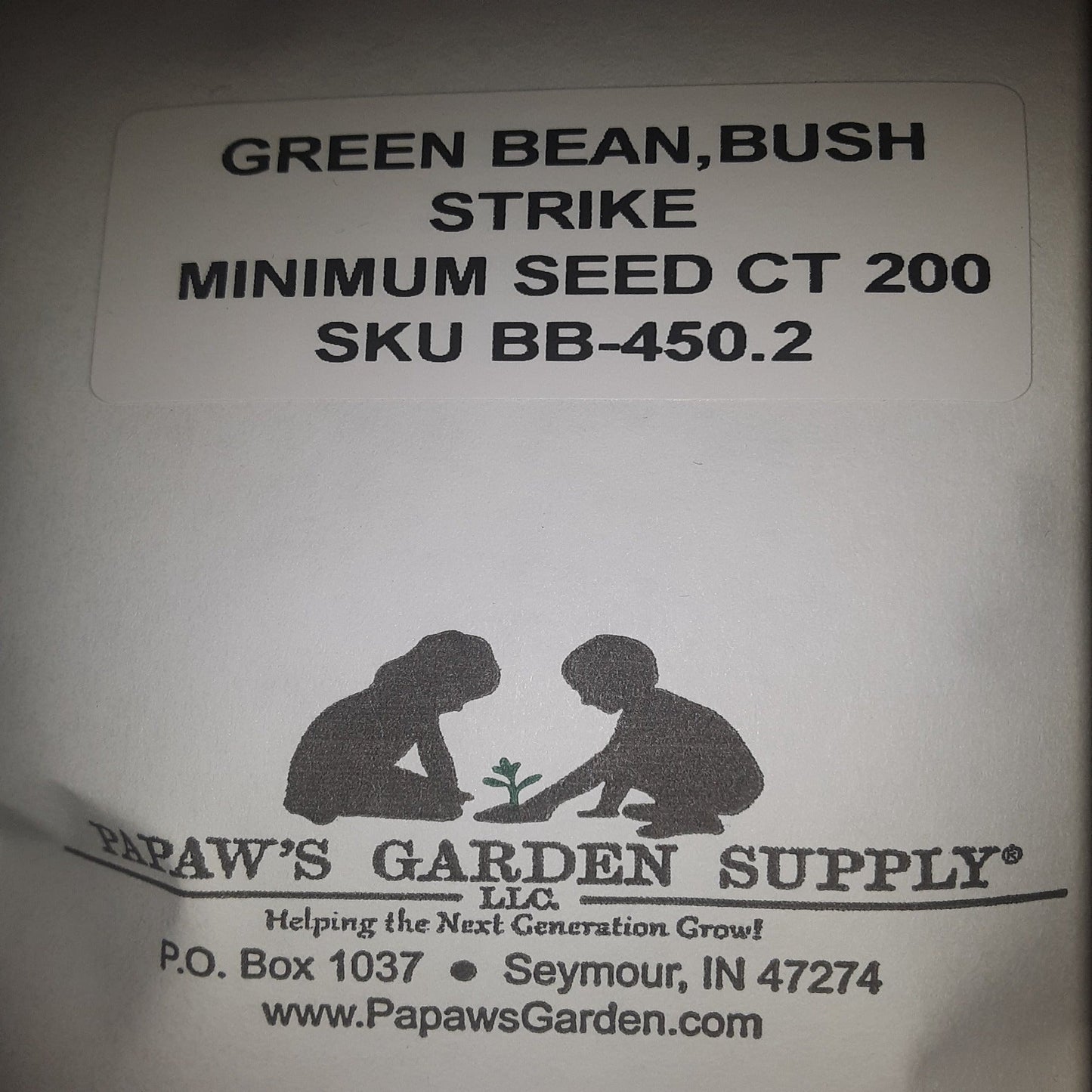 Strike Bush Green Bean Untreated and Treated Seeds