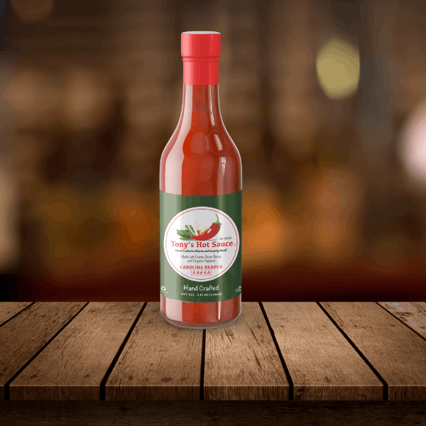 Tony's Handcrafted "Carolina Reaper" Hot Sauce 5 Oz