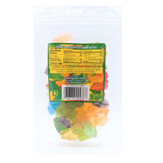 Fruits of the Islands Tropical Assorted Fruit Gummi Bears