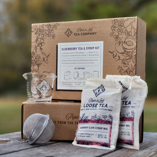 Elderberry Syrup Starter Brewing Kit by Piper and Leaf Tea Co.