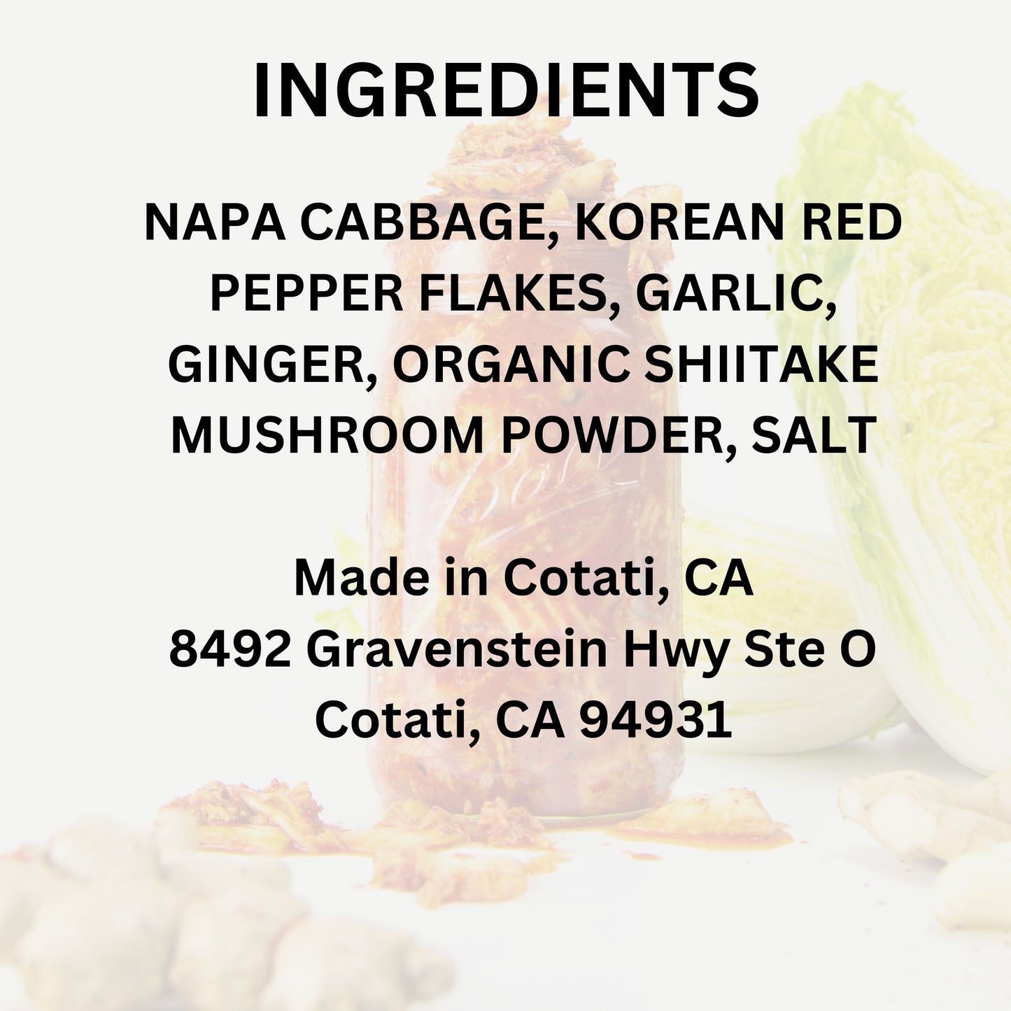 Vegan Napa Cabbage Kimchi