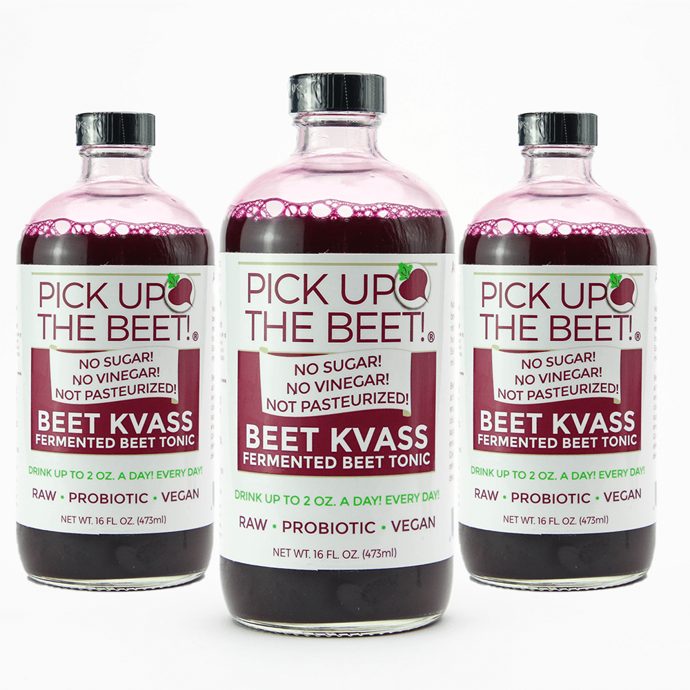 Pick Up The Beet Juice Kvass - Nitric Oxide Tonic With Live Cultures