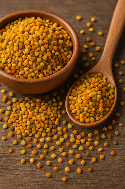 Bee Pollen Granules 3.75 oz - All Natural Health Food - Wildflower Pollen